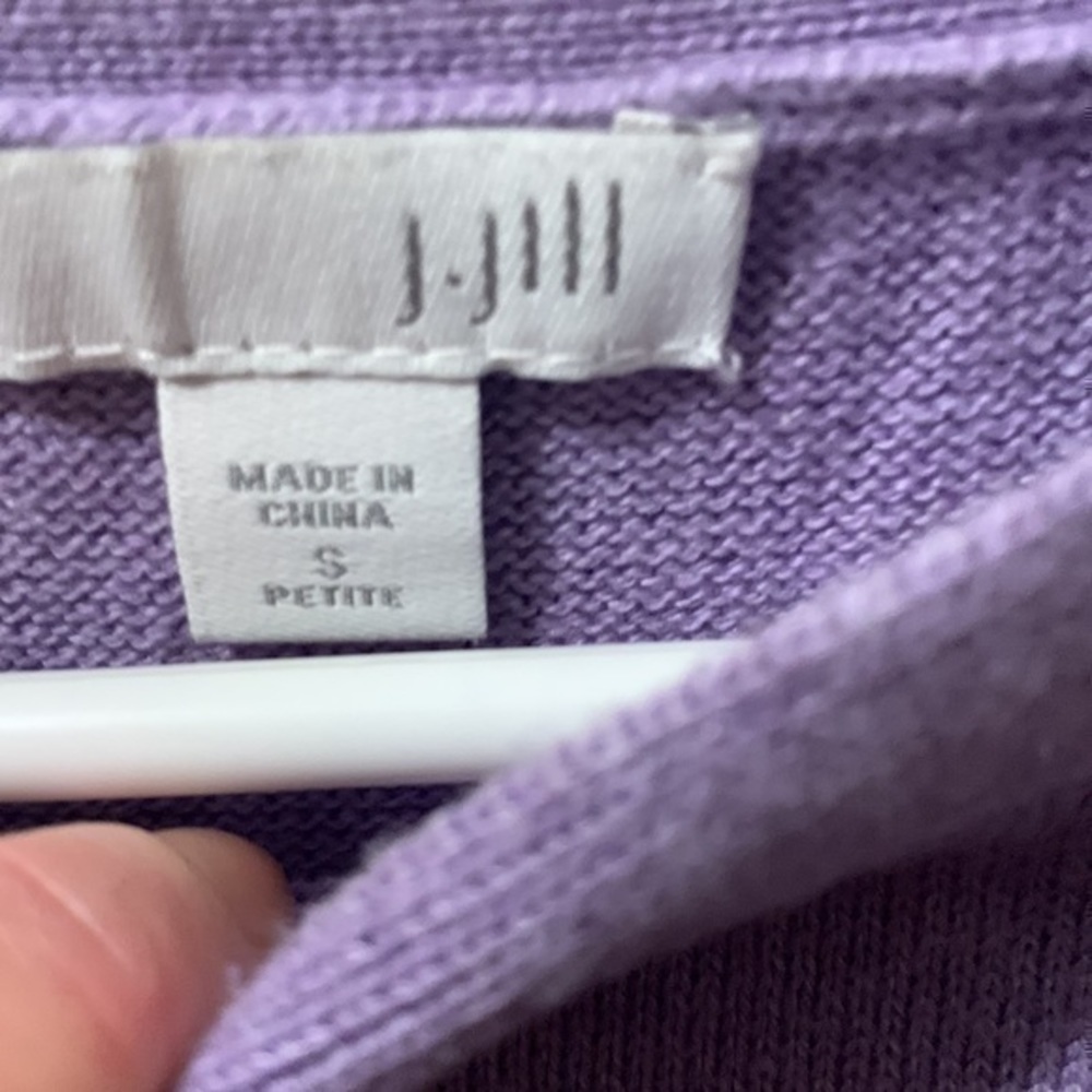 J Jill lavender sweater small - Picture 5 of 8